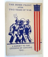 Home Front After Two Years War Report Citizens Concord New Hampshire 194... - £11.00 GBP