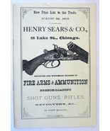Henry Sears Co Chicago 1879 catalog reprint firearms ammunition rifle pi... - €12,05 EUR Henry Sears Co Chicago 1879 catalog reprint firearms ammunition rifle pi... - €12,05 EUR