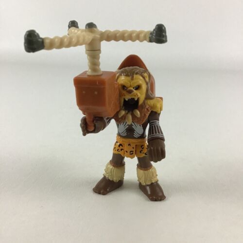 Fisher Price Imaginext Battle Arena Tiger Hunter Warrior Tribal Action F... - $14.80
