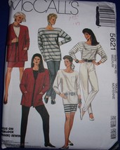 McCall’s Misses Cardigan Tunic Shorts &amp; Pants For Knits Size Medium #5621 Uncut - £4.79 GBP