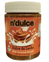 N&#39;dulce Milk Caramel Spread NET WT 15 oz Gluten free - £10.86 GBP