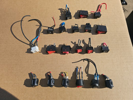 24DD21 ROCKER SWITCHES, 20 PCS, ASSORTED, VERY GOOD CONDITION - £6.83 GBP