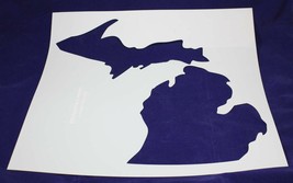State of Michigan Stencil Mylar 14 Mil 19&quot; H x 17.5&quot;W - Paint /Crafts/ Template - £26.55 GBP