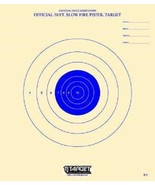 B-2 [B2] Official 50 Foot Slow Fire Pistol Target (100) Tagboard-blue bu... - £20.32 GBP
