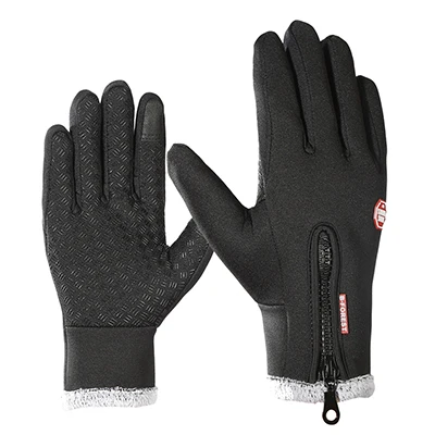 Men&#39;s Windproof Gloves Thicker Winter Mittens Anti Slip Screens Thermal Glove Ha - £100.87 GBP