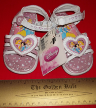 Disney Princesses Baby Clothes 6 Toddler Princess Sandals New Pink Shoe Footwear - £11.38 GBP