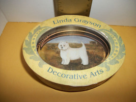 Home Gift Dog Paperweight West Highland White Terrier Box Grayson French Glass - £18.97 GBP