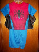 Spiderman Baby Clothes 2T Toddler Amazing Spider Man Web Pajama Set PJ Sleepwear - £11.38 GBP