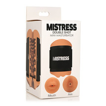 Curve Toys Mistress Double Shot Mini Masturbator Ass &amp; Mouth Medium - £24.74 GBP