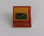Solomon Islands Olympic Games &amp; Coca-Cola Lapel Hat Pin - $7.28