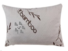 Bamboo Covered Stay Cool Shredded Gel Memory Foam Pillow, USA Made, Queen - £35.27 GBP