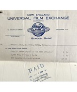 Trey O Hearts Universal Films Exchange 1914 Rcpt Center Theater Maine DW... - $79.99