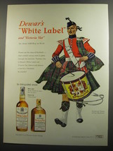 1952 Dewar&#39;s White Label and Victoria Vat Scotch Ad - Tartan of Clan MacIntyre - £15.01 GBP