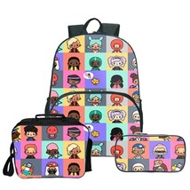 New Toca Boca Life World Game Backpack Toca Boca Mochila  Bag Men 3D Schoolbags  - £142.04 GBP