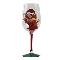 Santas Helper Wine Glass Goblet - $20.00
