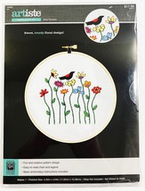 Artiste "Wild Flowers" Embroidery Kit 1088889 (Brand New Sealed) - $9.74