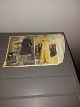 VOGUE PATTERNS 2610 Size 8 Sewing Pattern Cut 1970s Dress Button Front Top - $18.00