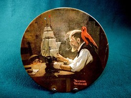Rockwell 1980 Collector Plate THE SHIP BUILDER Knowles Certificate Box ~ PLT-02 - $12.69