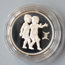 Russia 2 Ruble 2003 Silver Proof Gemini In Capsule Rare Coin - £74.89 GBP