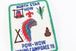 Vintage 1978 Pow Wow Spring Camporee North Star Boy Scout America BSA Camp Patch - £9.19 GBP