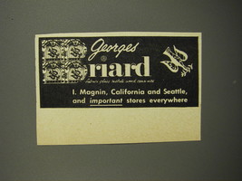 1953 Georges Briard Advertisement - Important Stores Everywhere - £14.55 GBP