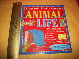 Animal Life Book Cool Science Projects Nature Experiments Reading Educat... - $8.54