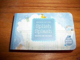 Home Gift Bubble Bath Book Waterproof Soapdish Edition Soap Splish Splash Recipe - £5.97 GBP