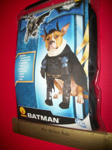 Batman Pet Costume Dog Large Dark Knight Super Hero Set Cape Rubies Party Outfit - £7.60 GBP