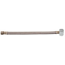 7/8 in. Ballcock x 3/8 in. Comp.x 9&quot;  Stainless Steel Toilet Connector - £3.11 GBP