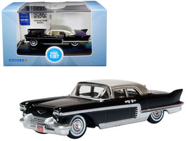 1957 Cadillac Eldorado Brougham Ebony Black with Silver Metallic Top 1/87 (HO) S - £21.60 GBP