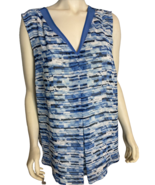 Vince Camuto Women&#39;s Sleeveless Lined Top Blue 2X - €12,27 EUR