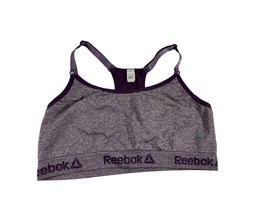 Reebok Purple Razor Back Sports Bra Adjustable Strap No Size Tag - $11.88