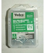 Teks 21352 Self-Tapping Hex-Washer-Head Drill Point Screw, #14x1-1/2&quot;, - $23.06 CAD