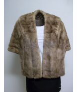 Evans Brand Chicago, Paris, Milan Vintage Medium Light Tan Stole - $180.00