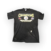 Pittsburgh Steelers NFL Football Super Bol XL Champions Hommes Chemise Sz - £36.05 GBP