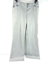 Express Editor Low Rise Flare Gray Slacks Size 8 Nwt - £23.73 GBP
