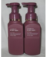 White Barn Bath &amp; Body Works Foaming Hand Soap Lot Set 2 CRANBERRY &amp; GAL... - $41.17 CAD