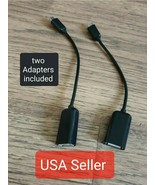 (2x) Micro USB OTG Host Adapter Male to 2.0 Female For Android Tablet / ... - $2.72 CAD