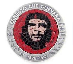 1 Oz Silver Coin 2023 Congo Ernesto Che Guevara Micro Mosaic Handmade Insert - £211.89 GBP