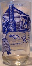 Big Top Peanut Butter Glass My Old Kentucky Home Blue - $6.84 CAD