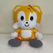 25&quot; Sonic the Hedgehog Big Head Tails Plush Toy Factory Sega PREOWNED 2019 - £39.33 GBP