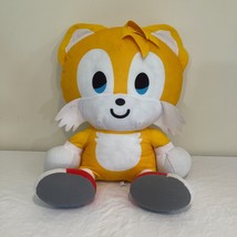 25&quot; Sonic the Hedgehog Big Head Tails Plush Toy Factory Sega PREOWNED 2019 - $49.99