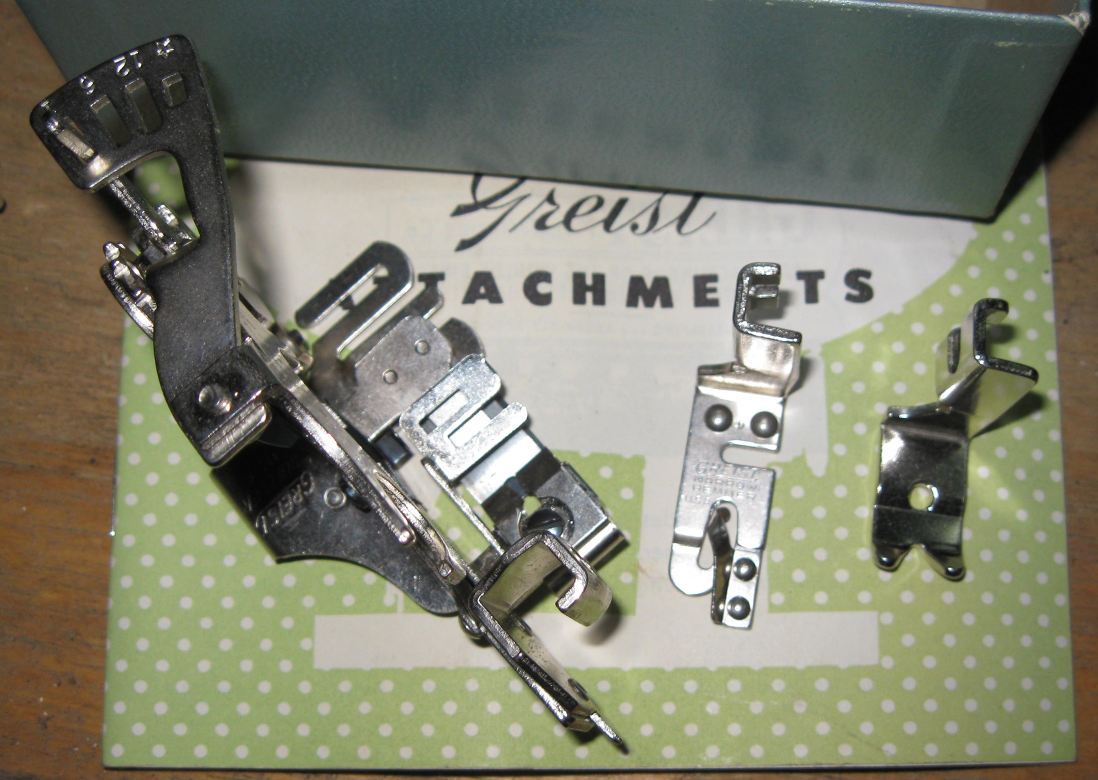 Greist Sewing Machine Attachments Special Set IOB Low Shank Near New - $12.50