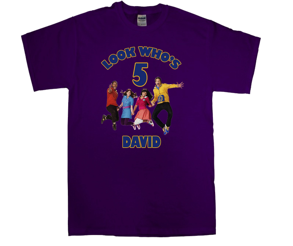 Fresh Beat Band Personalized Purple Birthday Shirt - $16.99 - $22.99