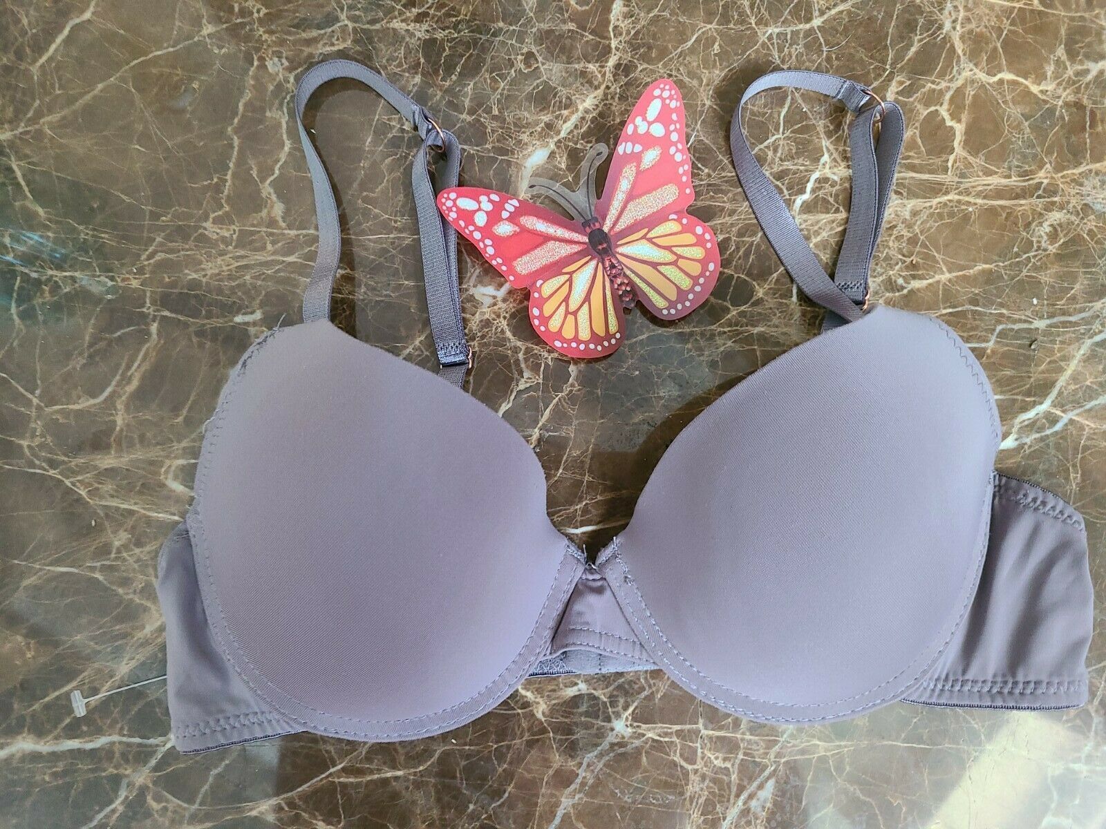 Primary image for Danskin Intimates Gray Color Bra with Underwire Size 36B nwot