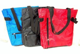 Heavy Duty Polyester Unisex Shopping Tote w/Open Cargo Area ~ Choice of 3 Colors - £11.84 GBP