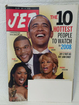 Jet Magazine Jan 14 2008 10 Hottest People To Watch Barack Obama Tyler Perry  - £6.25 GBP