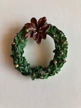 Christmas Wreath Pin - £11.79 GBP