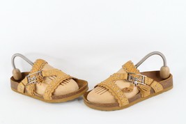 Vintage Betula Birkenstock Womens 8 Jeweled Suede Leather Tassel Sandals... - $79.15
