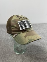 Nine Line Apparel Hat Cap Strap Back Mens USA Flag Camo Adjustable Patri... - $19.79
